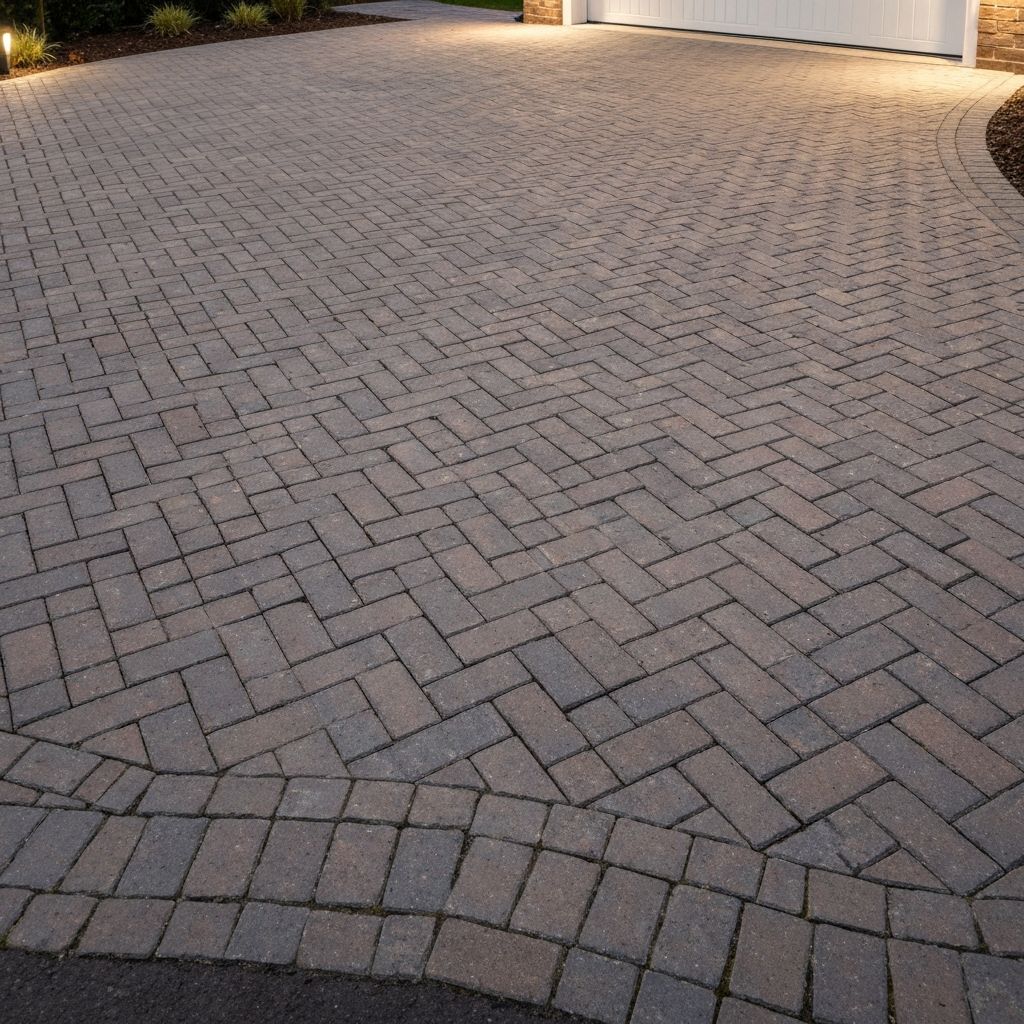 Block paving installation